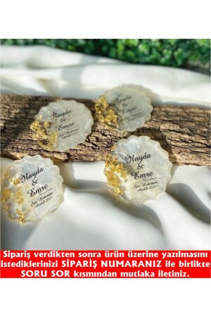 Epoxid-Magnet, 20 Stück, Versprechen, Verlobung, Hochzeit, Henna, Hochzeit, Koran, Souvenir, Geschenk, Organisation - 2