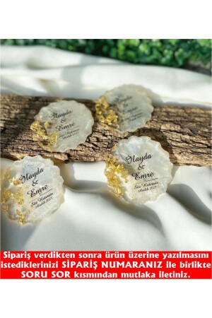 Epoxid-Magnet, 25 Stück, Versprechen, Verlobung, Hochzeit, Henna, Hochzeit, Koran, Souvenir, Geschenk, Organisation - 1