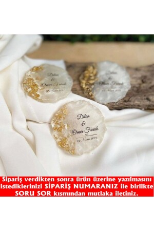 Epoxid-Magnet, 40 Stück, Versprechen, Verlobung, Hochzeit, Henna, Hochzeit, Koran, Souvenir, Geschenk, Organisation - 3