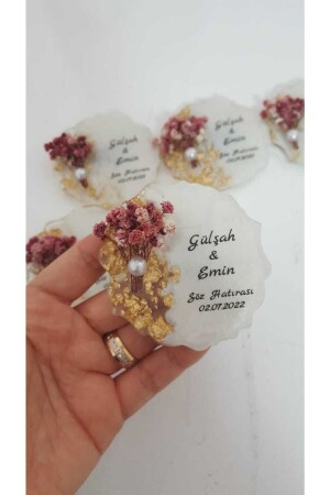 Epoxid-Magnet, 45 Stück, Versprechen, Verlobung, Hochzeit, Henna, Hochzeitsgeschenk, Koran-Souvenir, Beschneidung, Mevlüt - 3