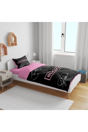 Erayshome Black Pink 3D-Einzelbettbezug-Set ohne Laken BlckPnkkÇ0 - 5