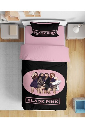 Erayshome Black Pink 3D Single Duvet Cover Set BlckPnk8 - 2