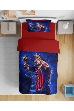 Erayshome Messi 3D-Einzelbettbezug-Set ohne Laken Mssi_Ç - 2