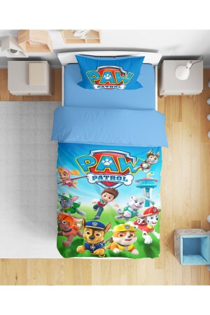 Erayshome Paw Patrol 3d Baskılı Çarşafsız Tek Kişilik Nevresim Takımı Paw_Ptrl1 - 2