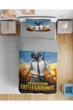 Erayshome Pubg 3D-Einzelbettbezug-Set ohne Laken Pubg_NvÇ - 2