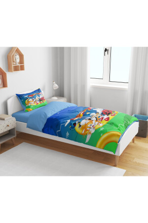 Erayshome Sonic Einzelbett-Bettbezug-Set ohne Bettlaken SNC3Ç - 2