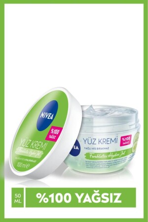 Erfrischende Hydro-Gel-Gesichtspflegecreme 100 ml, Hyaluronsäure, fettige Haut, Anti-Glanz-Feuchtigkeitscreme 94400 - 1