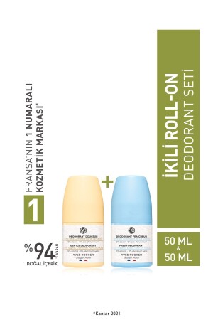 Erfrischendes Roll-on-Deodorant-Set für empfindliche Haut in Originalgröße 9916494 - 2