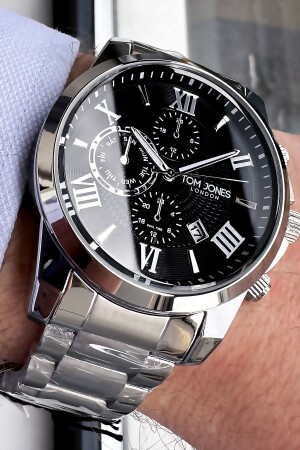 Erkek Kol Saati 3 Atm Su Geçirmez,london Seri Gümüş Renk- Çelik Kordon GNC4629 - Tom Jones