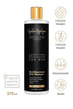 Erkek Şampuan Tüm Saç Tipleri Için Dökülme Ve Kepeklenme Karşıtı Keratin&kolajen Içerikli - Özden Özdoğan