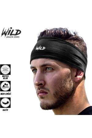 Erkek Yoga Saç Bandı Tokası Bandana Tekli WildFlex 0.2 - 1