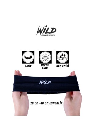 Erkek Yoga Saç Bandı Tokası Bandana Tekli WildFlex 0.2 - 9