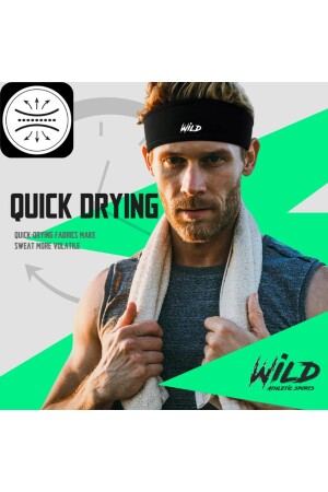 Erkek Yoga Saç Bandı Tokası Bandana Tekli WildFlex 0.2 - 3