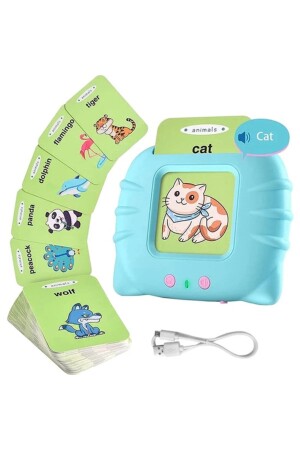 تعليم مبكر من قبل من قبل - بطاقات الفلاش الصوتية الإنجليزية - متعددة الألوان - Schulzz