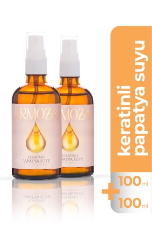 Ermoza Keratin & Kamillenextrakt Haarpflegespray 100 ml + 100 ml Glasflasche - 1