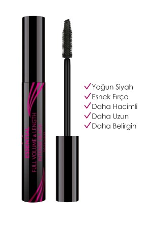 Essential Full Volume&lenght Mascara - Intense Black - Hacim Veren Maskara - 2