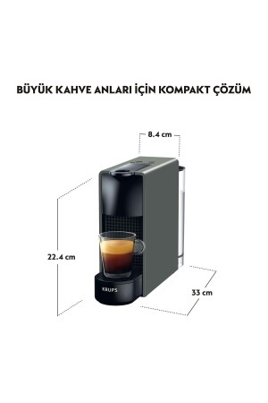 Essenza Mini C30 Kahve Makinesi,Gri 500.01.01.4264 - 3