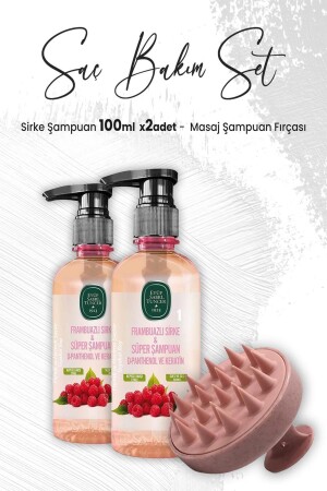 Essigshampoo mit Himbeere 100 ml - 1