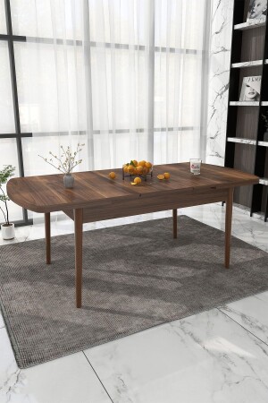 Esstisch Küchentisch Set Holztisch Ausziehbarer Tisch Tisch für 6 Personen (Luxury Kemençe) - 5