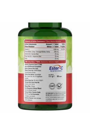 Ester-c 1000 Mg C Vitamini 60 Tablet 11850 - 3