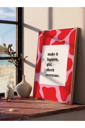 Estetik Duvar Tablosu - Duvar Posteri - Yazı Sanatı Duvar Dekoru - Çerçevesiz - Kalın Kuşe Kağıt - Postifull