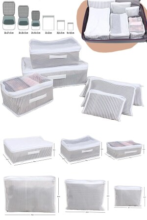 مجموعة منظمة الحقيبة من قطعة من المجموعة من المجموعة من المجموعة من المجموعات - Esti