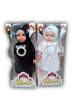 (منز) - الحجاب الأسود والأبيض الصلاة والنغمة بالصوت التركي (رانيا و الطفل) - Global Oyuncak