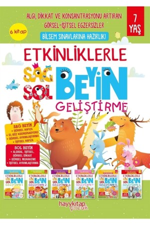 Etkinliklerle Sağ Beyin Sol Beyin Geliştirme (7 Yaş) 6’lı Set - Canan Öztürk 9786257479592 - 2