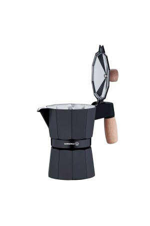 Etna 3 Fincan Siyah Moka Pot 150 Ml 9080504A5572 - 4