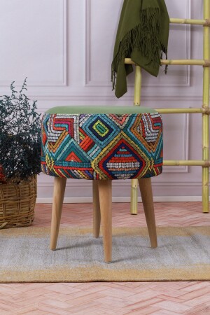 Etna Rainbow Mehrzweck-Pouf-Sofa im Sonderdesign mit Hainbuchenbeinen - 1