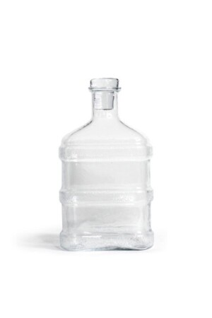 Eva Moderne Wasserflasche mit Glasdeckel, eckige Glasflasche, transparenter Krug 1. 7 Lt Squared sff - 2