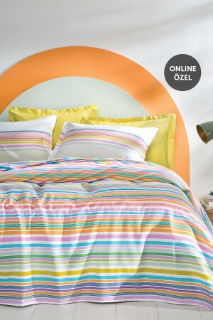 Evan Tek Kişilik Pike Takımı - Pembe - Yataş