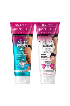 Eveline Slim Extreme 4d Scalpel Turbo Cellulite Reducing Serum 250 ml Express-Konzentrat spät - 1