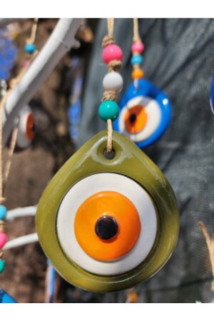 Evil Eye Bead 3 Stück Gartenbalkon Wanddekoration Dekorativer Baumschmuck für Zuhause und Hotel - 5