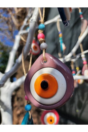 Evil Eye Bead 3 Stück Gartenbalkon Wanddekoration Dekorativer Baumschmuck für Zuhause und Hotel - 6