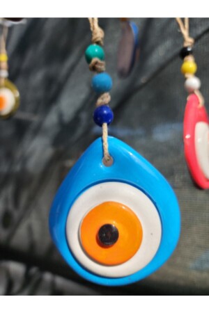 Evil Eye Bead 3 Stück Gartenbalkon Wanddekoration Dekorativer Baumschmuck für Zuhause und Hotel - 7