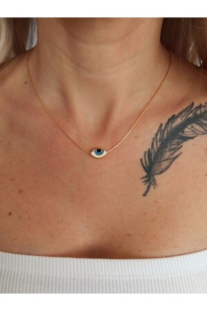 Evil Eye Perlen-Augen-Modell-Halskette - 1