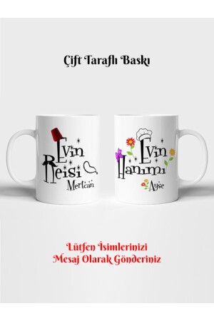 - Evin Reisi - Hanımı Baskılı Kupa - Makinada Yıkanabilir - Çift Taraflı Baskı HAN-Kupa-041 - 3