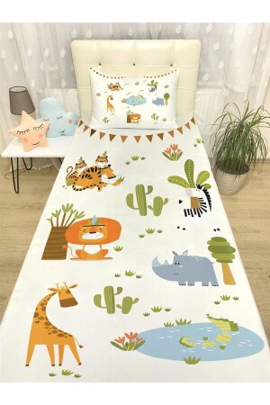 مـنـز-سـفاري بارك نمط غطاء السرير و غطاء الوسادة evortu1552 - Evpanya