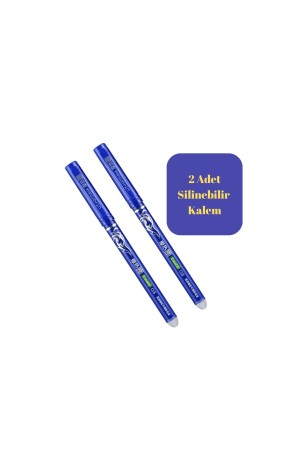 Evrak Yazımı için Silinebilir mavi tükenmez kalem 2 adet - 1