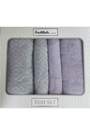 أفضل مجموعة من المواشي (مجموعة حمام) النيليال الرمادي EVTHTKÖZDL00104 - Özdilek