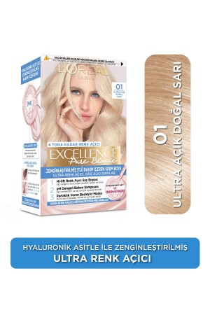 Excellence Creme Haarfärbemittel 01 Ultra Light Natural Blonde - 1