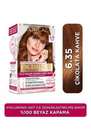 Excellence Creme Haarfärbemittel 6. 35 Schokoladenbraun 13831 - 1