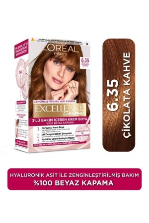 Excellence Creme Haarfärbemittel 6. 35 Schokoladenbraun - 2