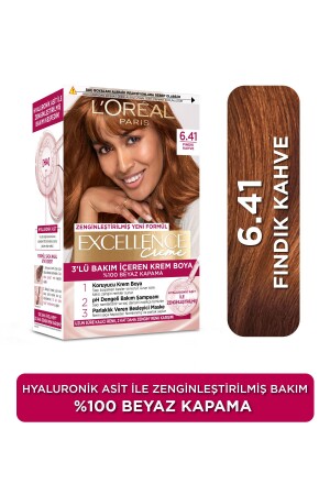 Excellence Creme Haarfärbemittel 6. 41 Haselnussbraun 13831 - 2