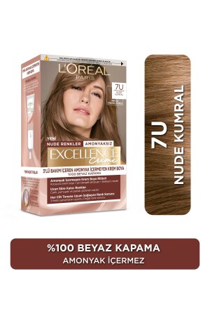 Excellence Creme Nude Renkler Saç Boyası – 7u Nude Kumral - 1