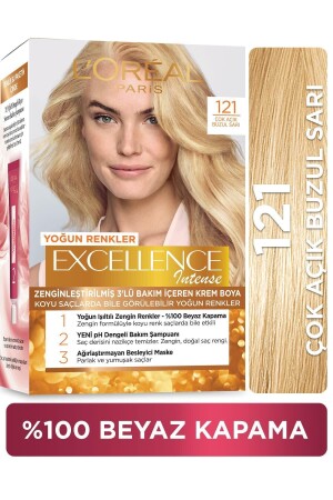 Excellence Intense Haarfarbe 121 Sehr helles Gletscherblond 78338 - 1