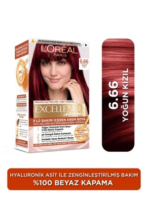 Excellence Intense Saç Boyası 6.66 Yoğun Kızıl - 1