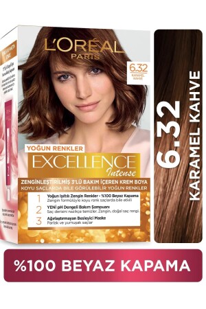 Excellence Intensive Haarfarbe 6. 32 Karamellbraun - L'oreal Paris