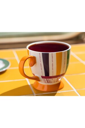 Exotic Strip New Bone China Becher 460 ml bunt - 3